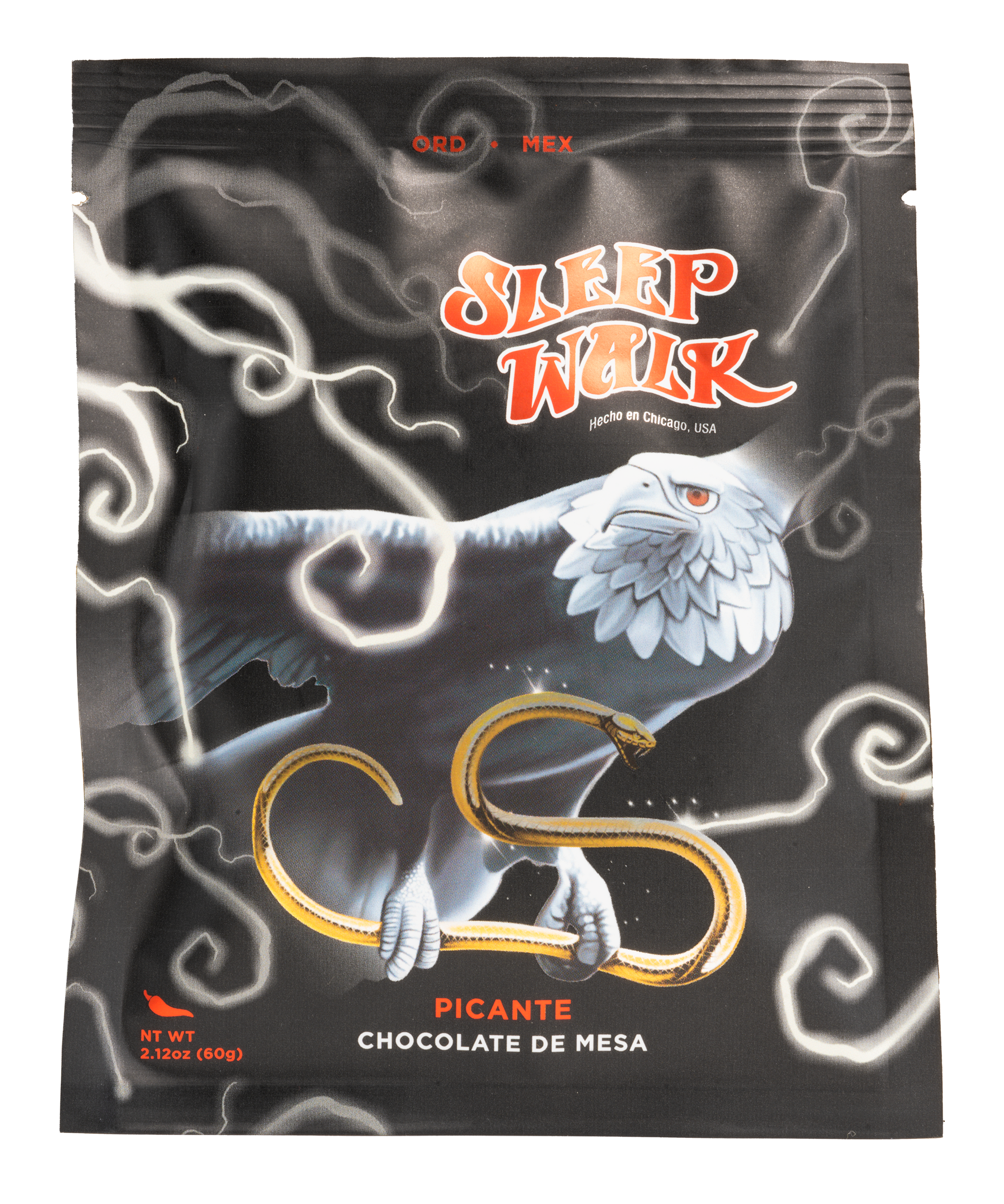 Eagle and snake package design